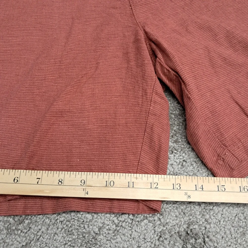 Old Navy Mens‎ Slim Linen Blend Shorts 38 Orange Terracotta 8 Inch Inseam NWT